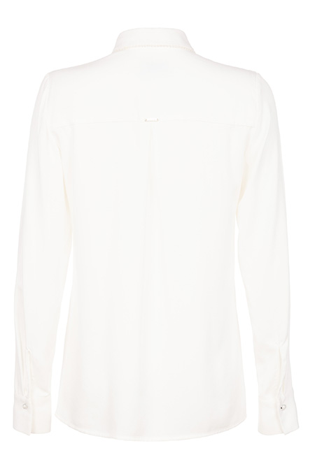 Ženska bluza dugih rukava sa ukrasnom kragnom Tiffany Production